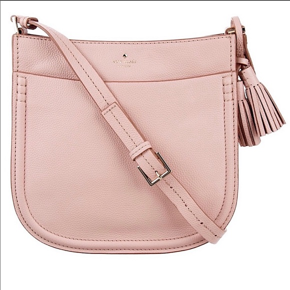 kate spade Handbags - Kate Spade Pink Leather Tassel Crossbody Bag
